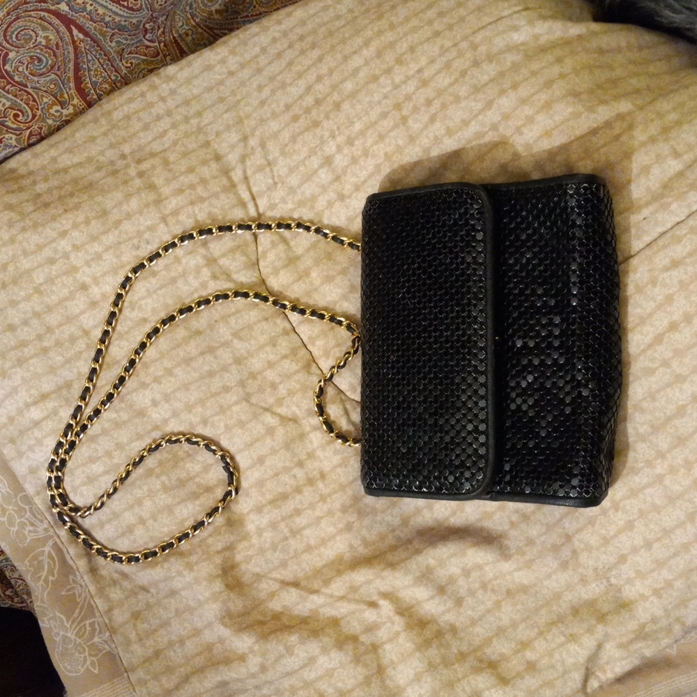 Black "whiting davis" handbag